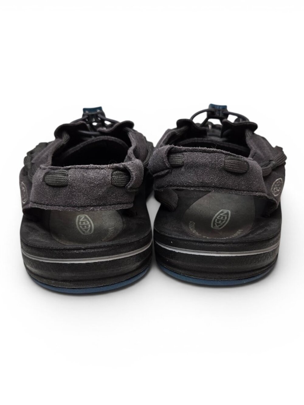 Keen Uneek Flat Woven Bungee Sandal Sneakers Mens Grey Breathable Contour 10.5 - Picture 5 of 10